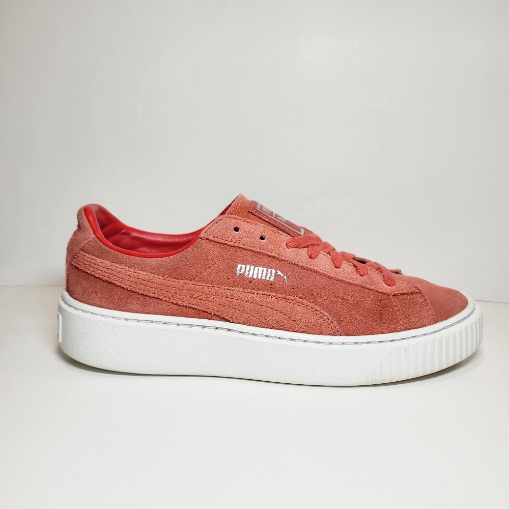 Puma Suede Platform Barbados Cherry